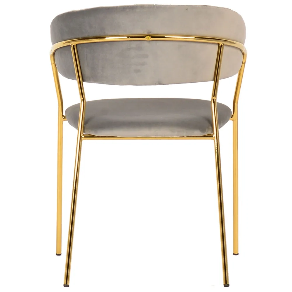 Комплект из 2-х стульев Bradex Home Turin латте, золотые ножки