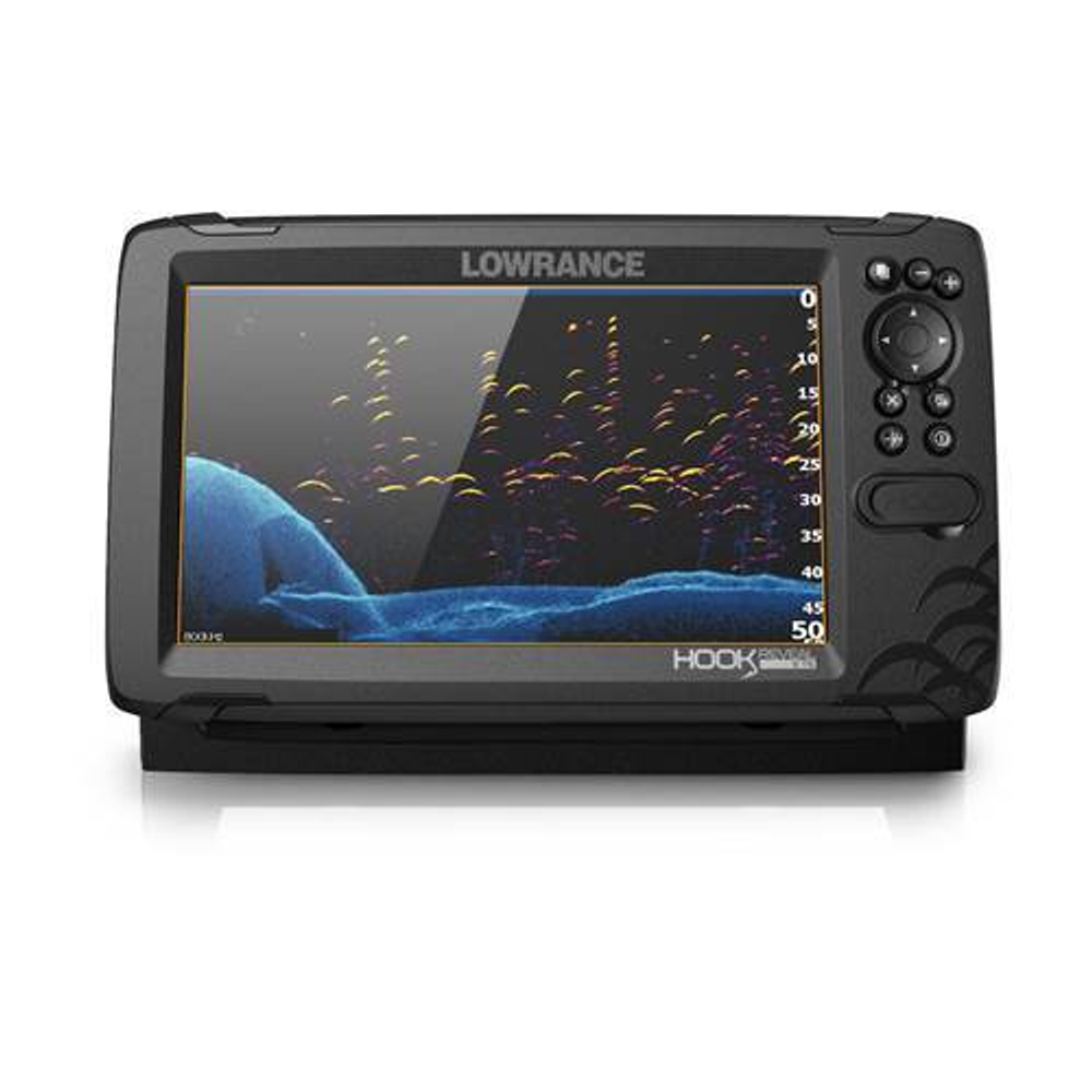 Эхолот Lowrance Hook Reveal 9 tripleshot ROW(крышка-козырёк+ карта) -  купить с доставкой по выгодным ценам в интернет-магазине OZON (1304073480)