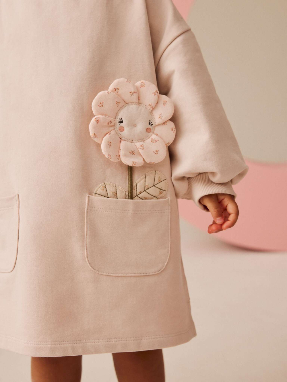 Платье для девочки Next E54-803, Светло-розовый