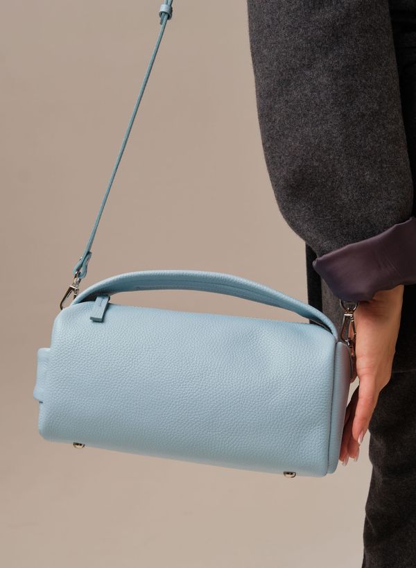 Кожаная сумка Solea DBR 31365 светло-голубой