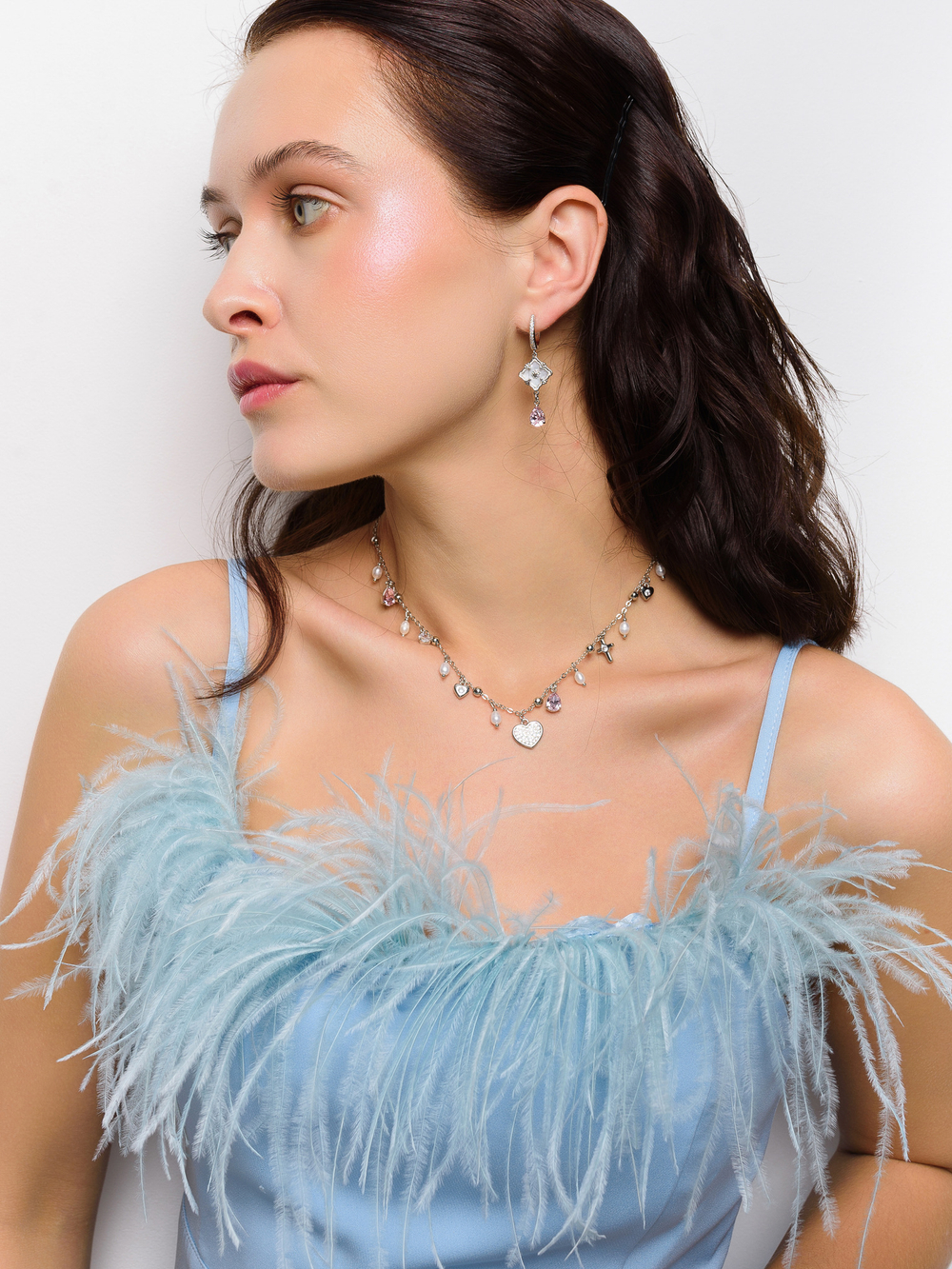 Чокер "Shiny Love Pearl"