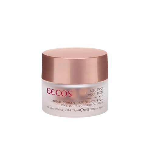 BECOS Антивозрастная сыворотка комплексного действия в капсулах-CONCENTRATED YOUTH CAPSULES,60 шт x 0,4мл