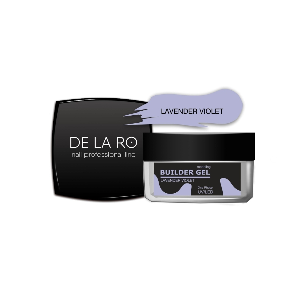 Delaro Моделирующий гель однофазный Lavender Violet - 15гр