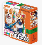 Пазл деревянный фигурный "Dogs in the socks" 50дет.
