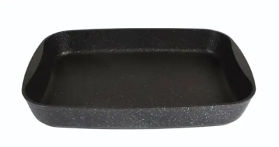Противень 36,5*26*5,5см АП (темный мрамор)
