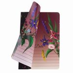 Тетрадь 40 л. в клетку обложка SoftTouch, фольга, бежевая бум. 70 г/м2, сшивка, А5 (147х210 мм), FLOWERS, BRAUBERG, 403773