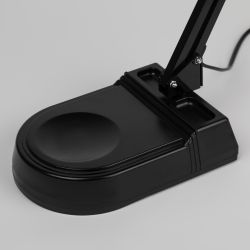 Настольный светильник ЭРА NL-202-G23-11W-BK с лампой PL на струбцине и с основанием черный