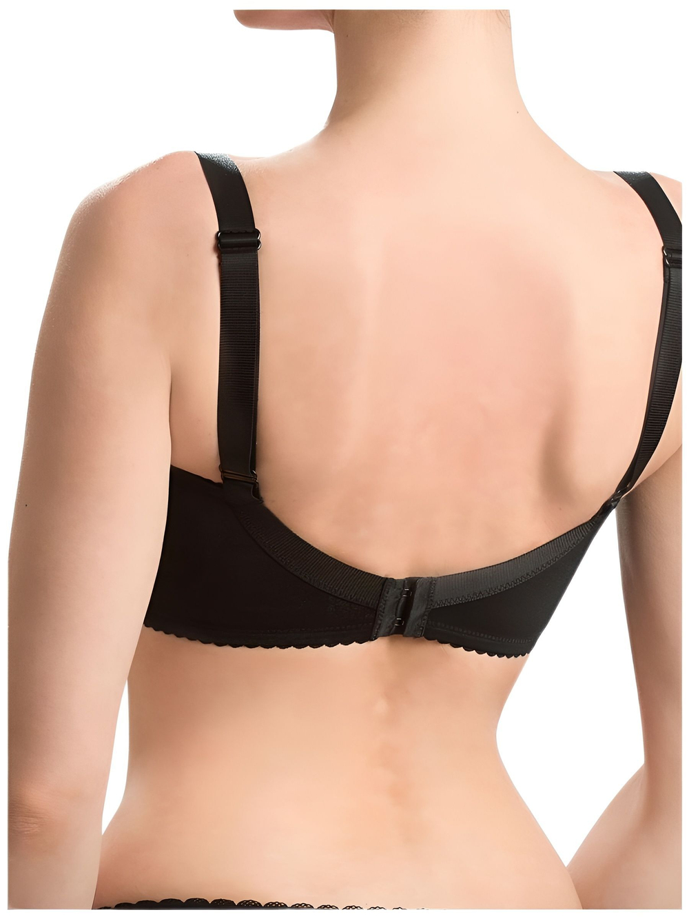 Бюстгальтер ортопедический для фиксации экзопротезов молочной железы 90G черный