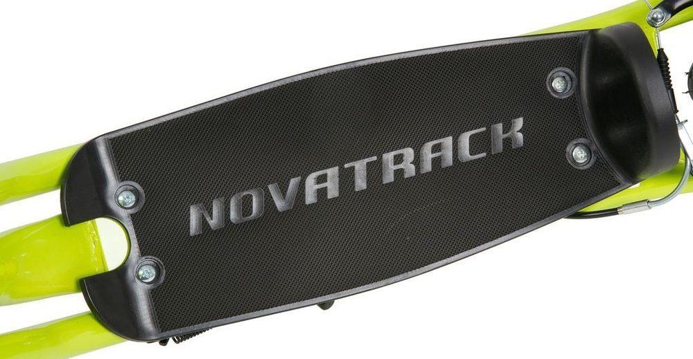 Самокат внедорожный NOVATRACK STAMP N4 12" лимонный