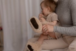 Детские пинетки из натуральной овчины