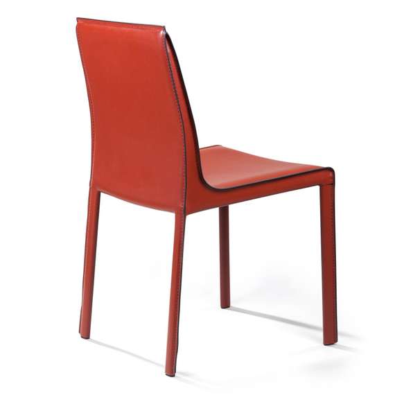 Стул Barrie красная кожа