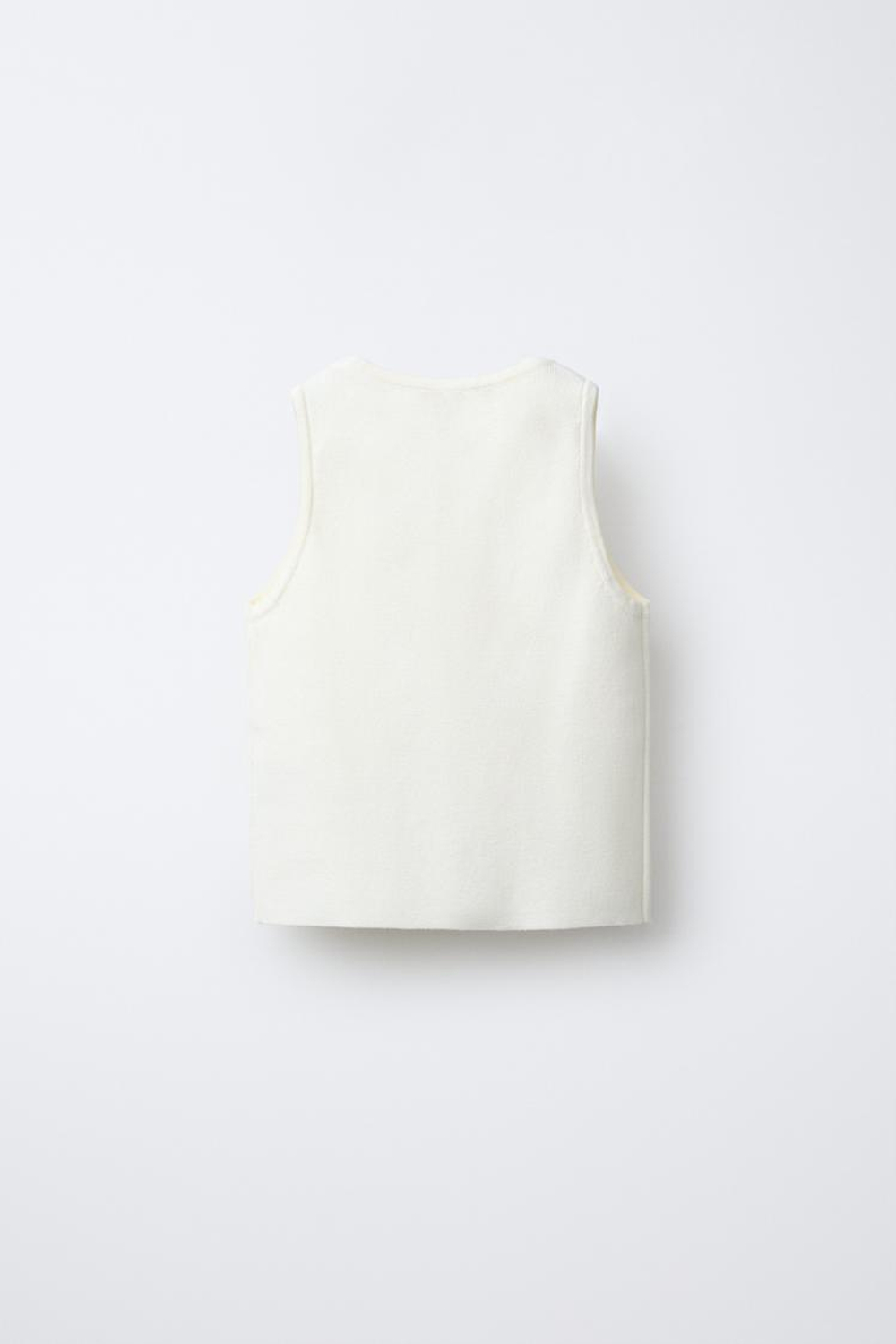 ZARA ТОП СО СТРАЗАМИ, БЕЛЫЙ