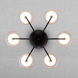 Люстра на штанге Eurosvet Fungo 50388 LED черный