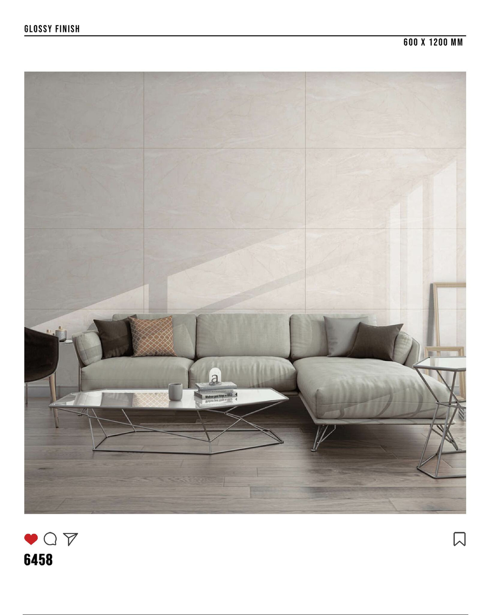 Керамогранит glossy №5, 60х120, 6458