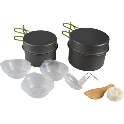 Набор посуды анодированный алюминий (CAMPSOR-301) CAMPSOR