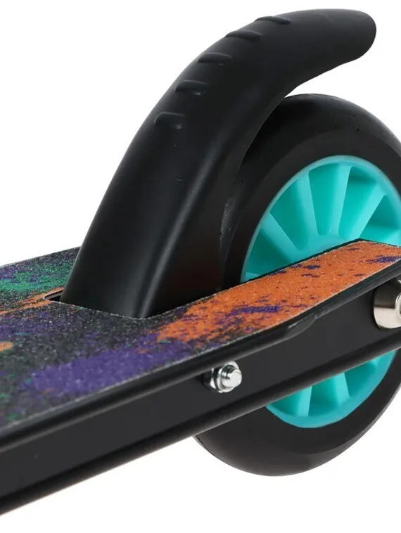Самокат трюковый GRAFFITI, колеса PU/пластик 100 мм. ABEC 9, жесткость 85А