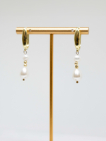 Серьги из натурального жемчуга