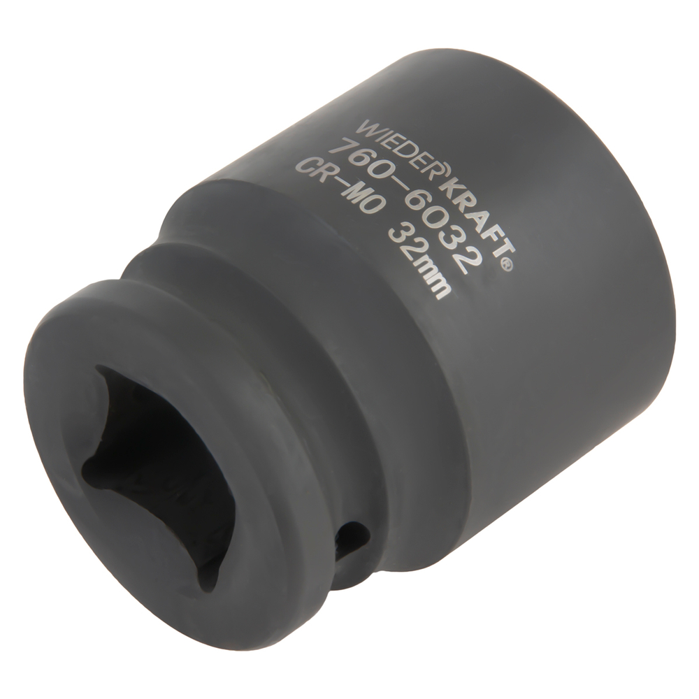 WDK-760-6032 Головка ударная 3/4", 6 граней, 32 мм