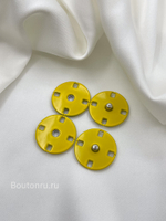 Кнопки пришивные желтые