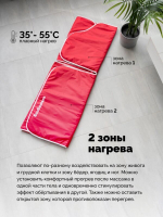 Одеяло с подогревом для косметологии Infralight 180*220 см, EcoSapiens, 2 зоны прогрева