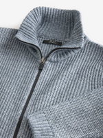 Джемпер с молнией для мальчика Next 434-134, Серый