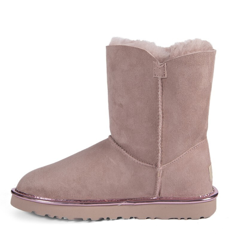 Угги Bailey Button Short II Metallic Dusk