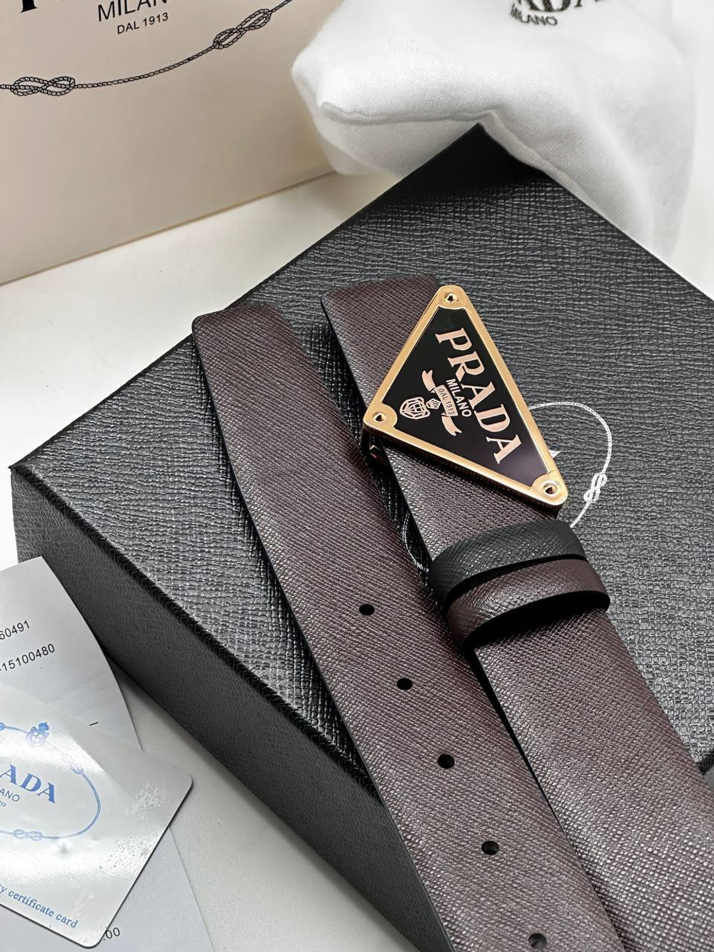 Ремень двухсторонний Prada