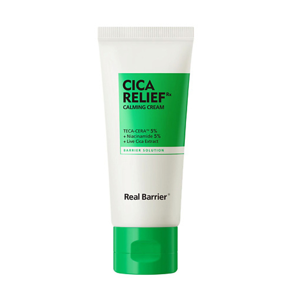 Real Barrier cicarelief rx calming cream крем успокаивающий с центеллой