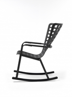 Кресло-качалка пластиковое Nardi Folio, антрацит