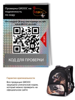 Ранец GROOC 9-138 + пенал + мешок + часы