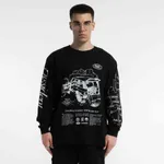 Лонгслив Dissident Globetrotter in Black