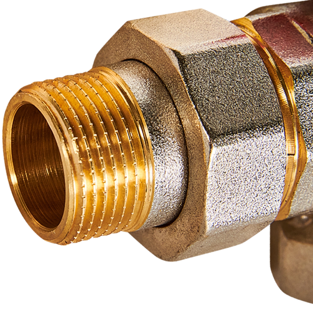 Кран шаровой угловой ROMMER - 3/4" (ВР/НР, ручка-бабочка)