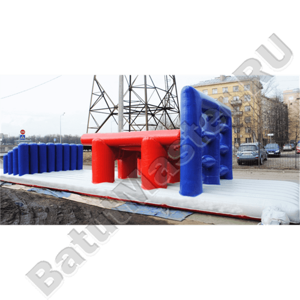 Надувная полоса препятствий "Полоса стена"