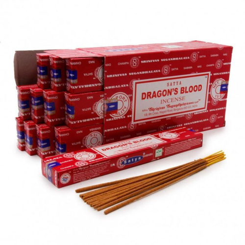 Благовония конусные кровь дракона Сатья / Dragons blood dhoop cones Satya
