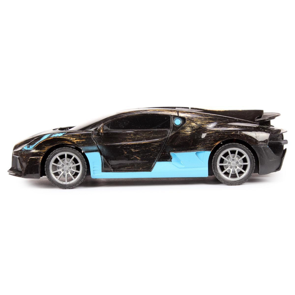 Машина классическая на РУ, синий, коробка 661-4D