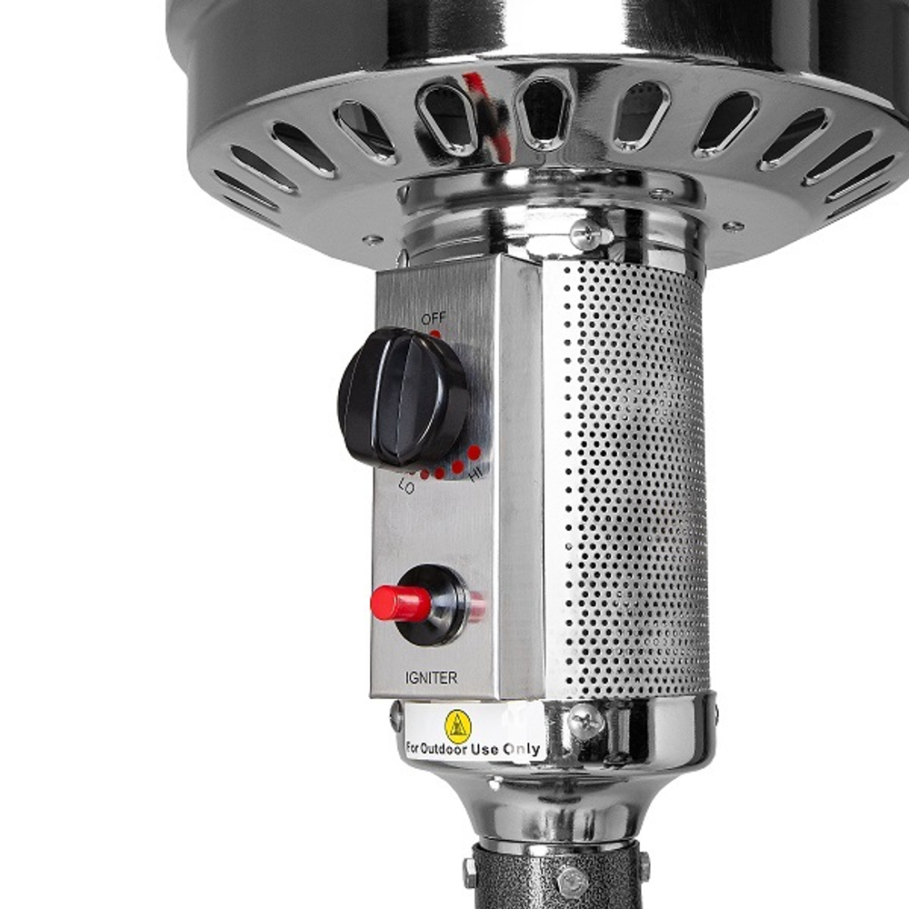 Уличный газовый обогреватель Aesto A-01T, античный серый