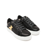 кожаные кроссовки ppd684 Patrizia Pepe - черный(PPJ684)