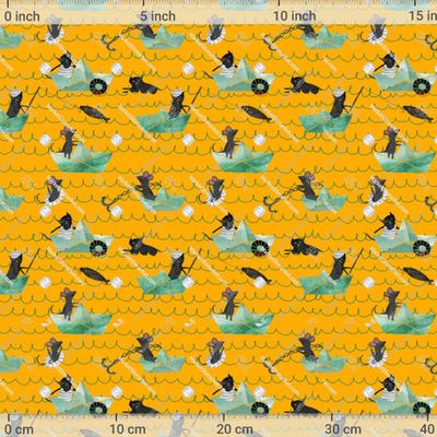 коты и мыши моряки by Watercolor Kamill 811 DPI