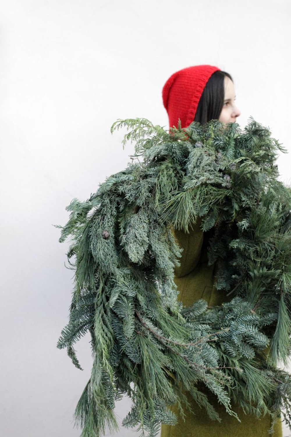 Большой рождественский венок