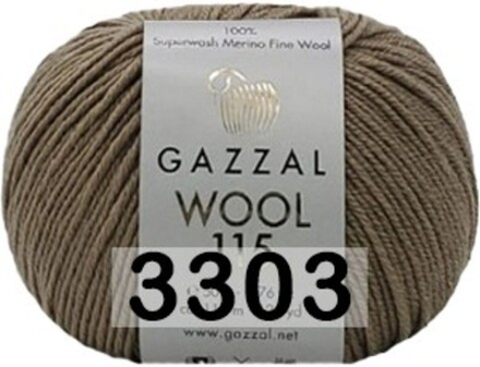 Газзал Вул 115 Gazzal Wool 115 100% меринос 115м/100гр