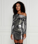 Платье Patrizia Pepe - серебряный(8A1340 J016)