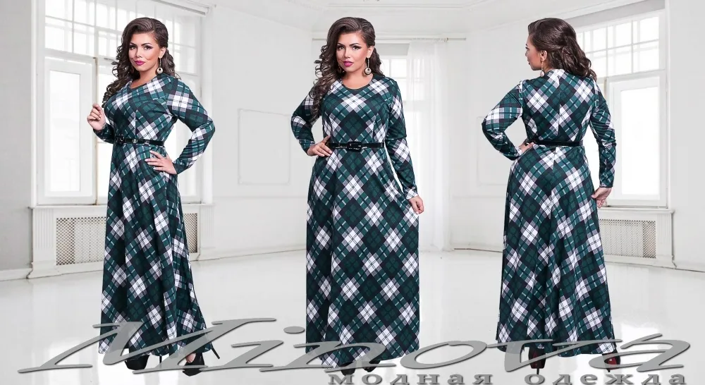 Платье 00161-зеленый Minova