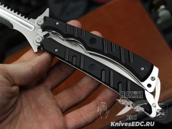 Нож многофункциональный НОКС Вервольф сталь 440C, рукоять G10