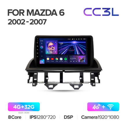 Teyes CC3L 9"для Mazda 6, Atenza 2002-2007