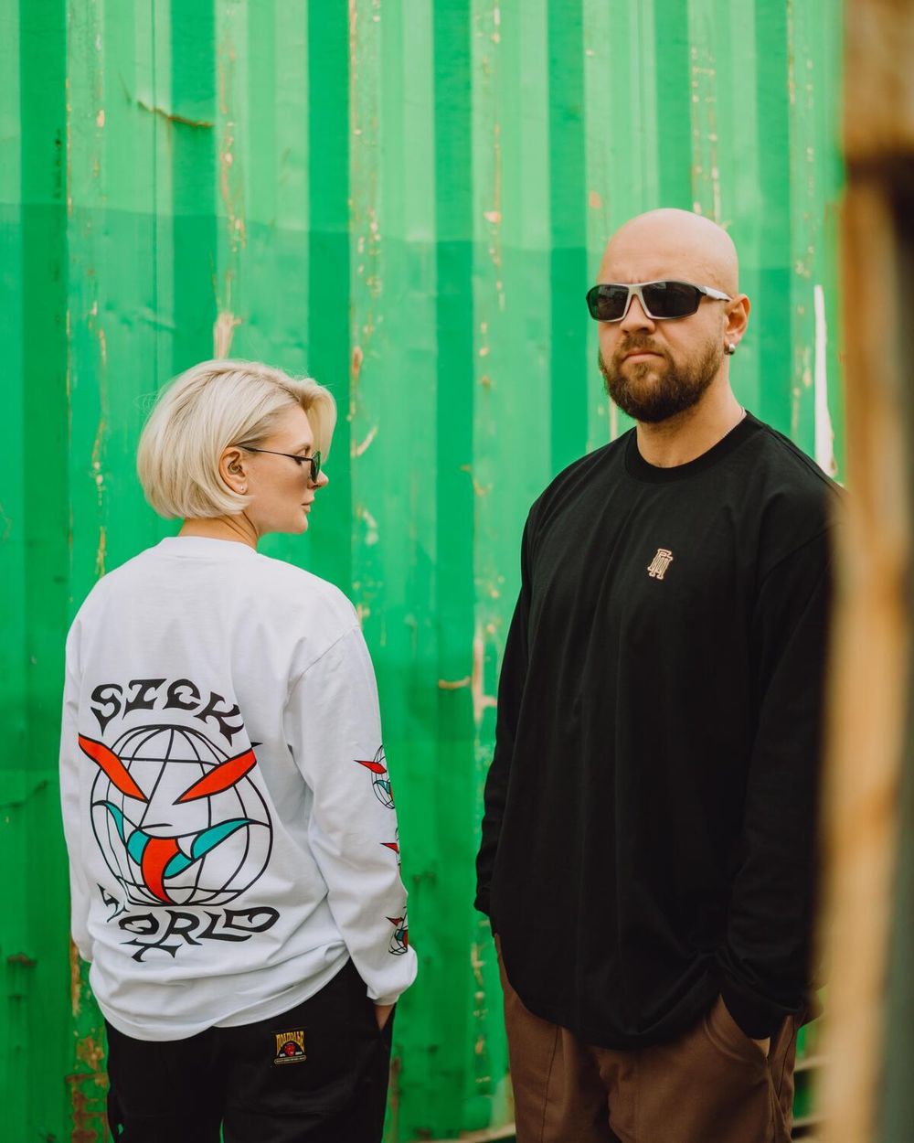 Лонгслив Подполье Sick World белый