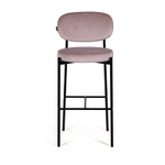 Стул барный Mason, бархат пепельно-бежевый 25