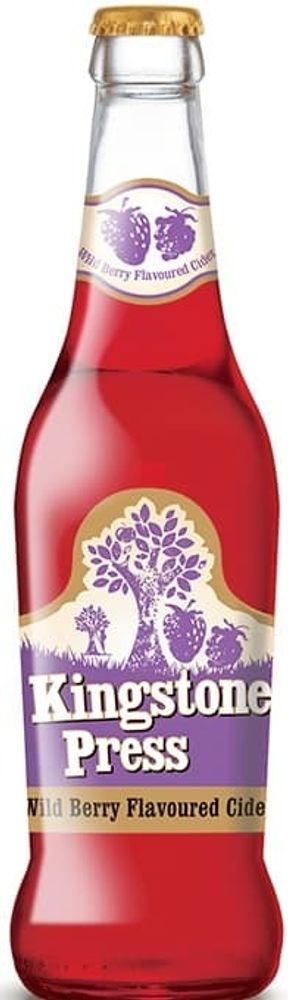 Kingston Press Wild Berry Flavoured Cider 0.5 л. - стекло(12 шт.)
