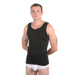 Мужская утягивающая майка (Размер: L) (Цвет: черный)