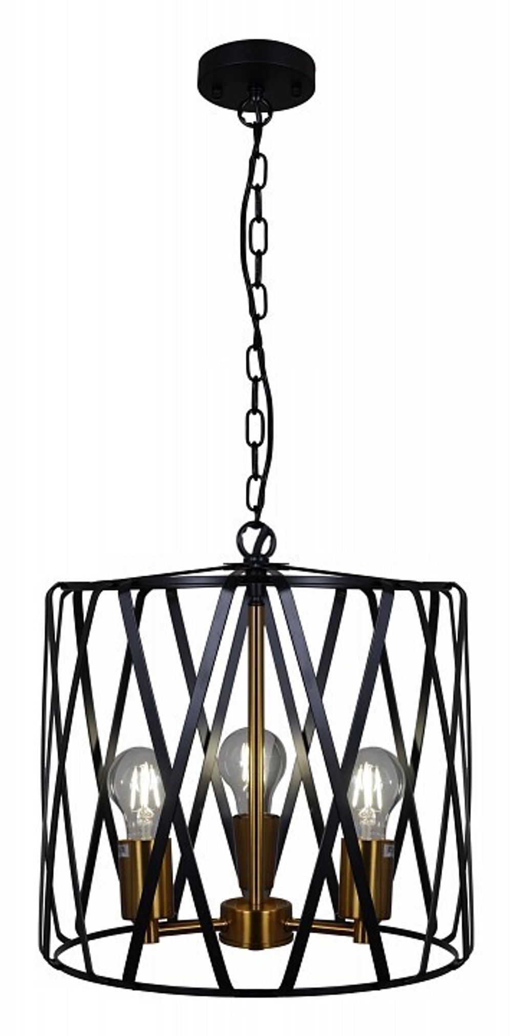 Подвесной светильник ILLUMICO  IL1023-3PB-05 BK GD