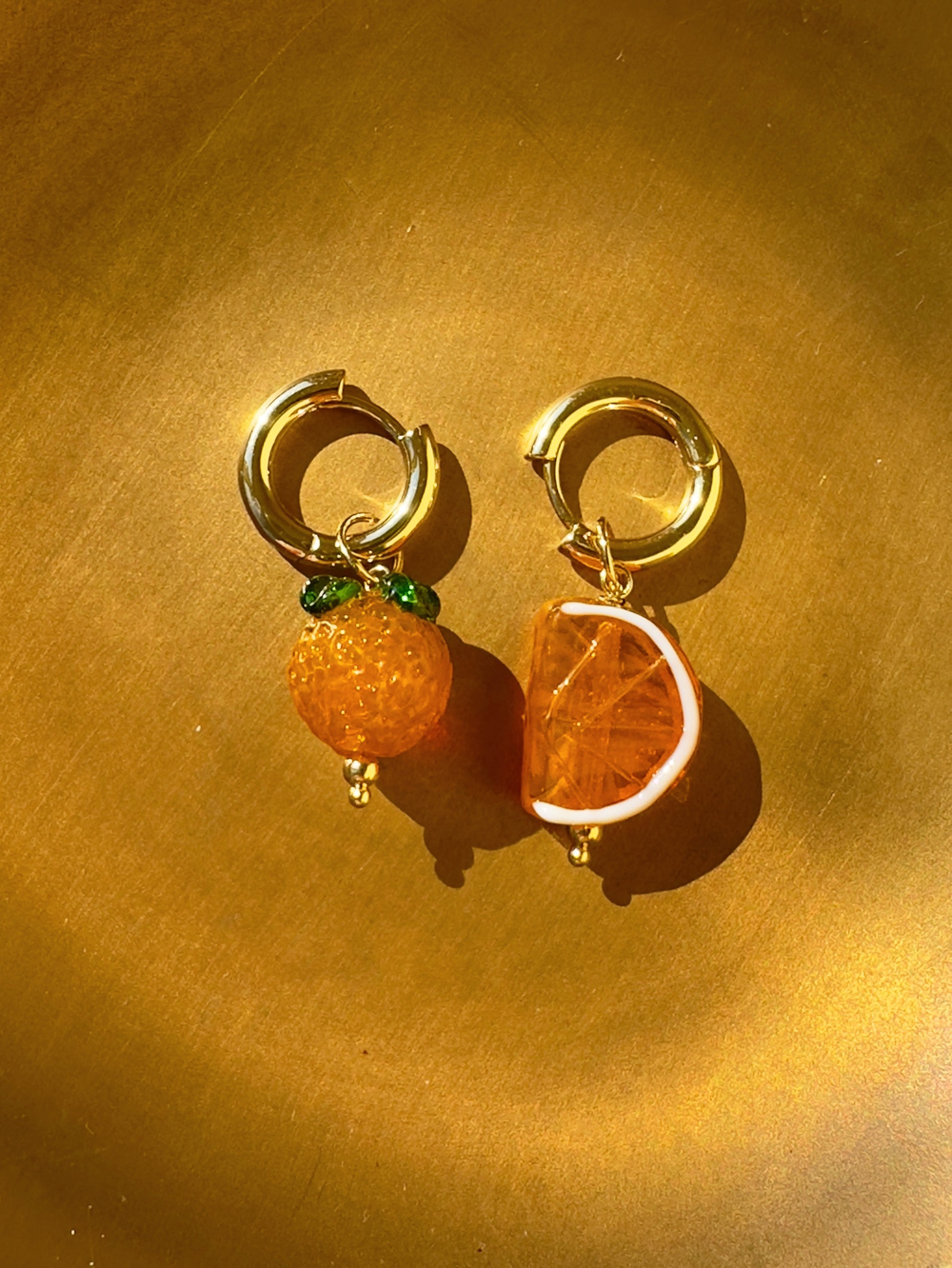 Серьги Мандаринки